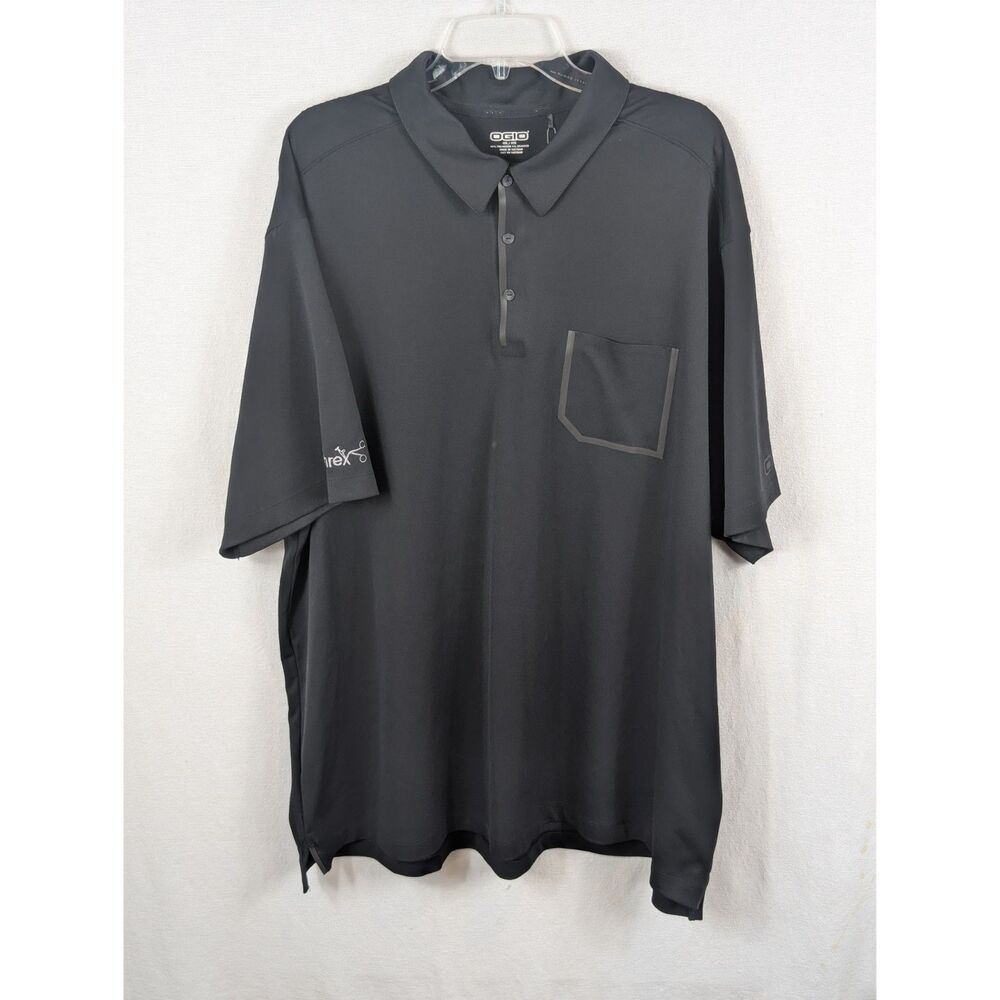 NWT OGIO Fuse Polo Shirt Black Men's Size 4XL / XXXXL